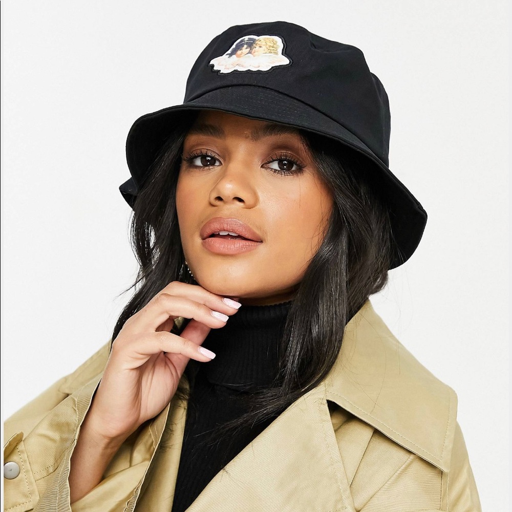 Fiorucci Angel Logo Bucket Hat